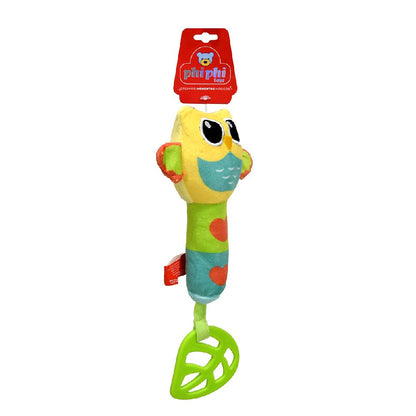 Sonajero Con Mordillo Buho 25cm PHI PHI TOYS 2