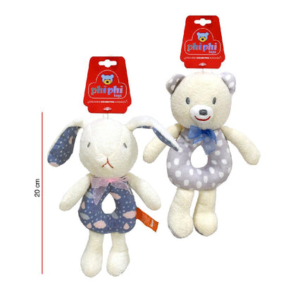 Sonajero De Agarre Animalitos 20 Cm PHI PHI TOYS 1