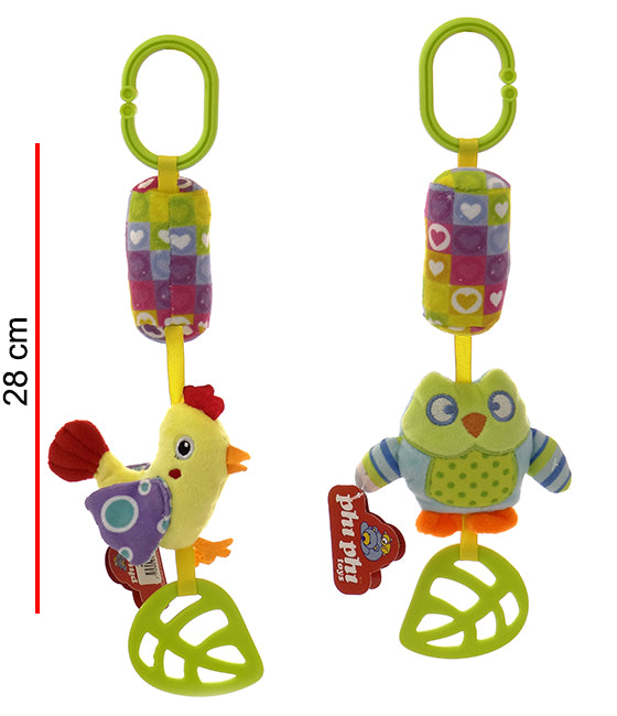 Sonajeros Con Hoja Mordillo PHI PHI TOYS 1