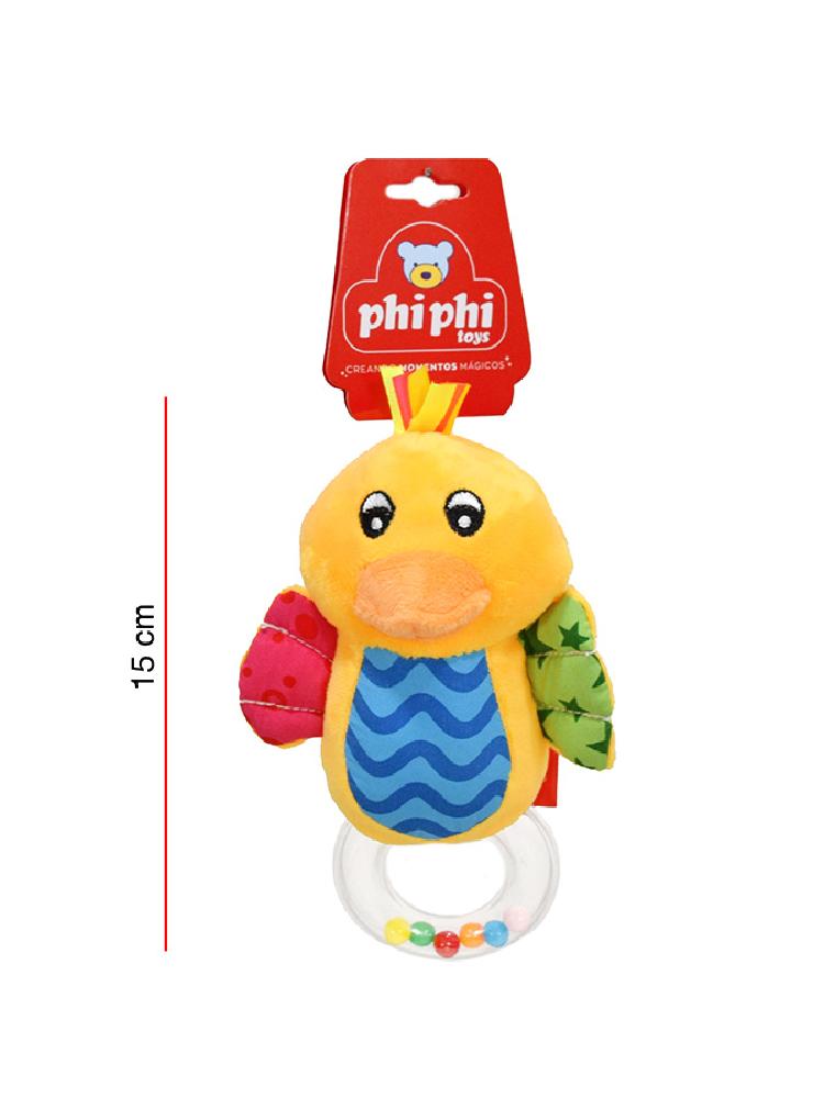 Sonajeros De Agarre Con Aro Transparente PHI PHI TOYS 2