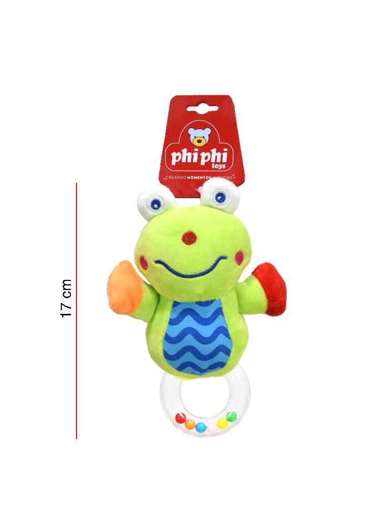Sonajeros De Agarre Con Aro Transparente PHI PHI TOYS 3