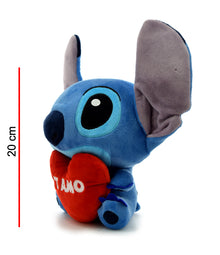Stitch Sentado Con Corazon 20 Cm DISNEY 2