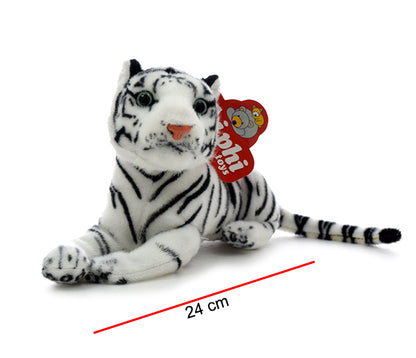 Tigre Blanco Echado 24cm PHI PHI TOYS 3