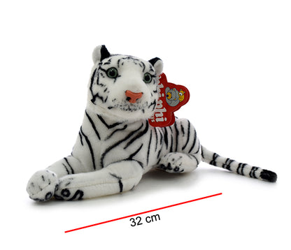 Tigre Blanco Echado 32cm PHI PHI TOYS 3