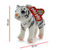 Tigre Blanco Parado 20cm PHI PHI TOYS 1