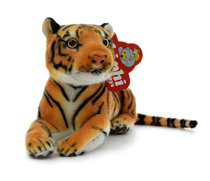 Tigre Marron Echado 24cm PHI PHI TOYS 3