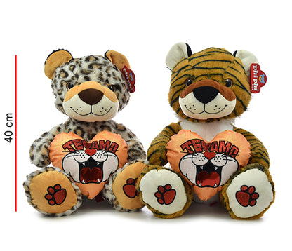 Tigre Y Leopardo Con Corazon 40cm PHI PHI TOYS 1
