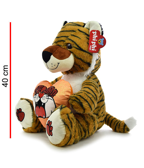 Tigre Y Leopardo Con Corazon 40cm PHI PHI TOYS 2