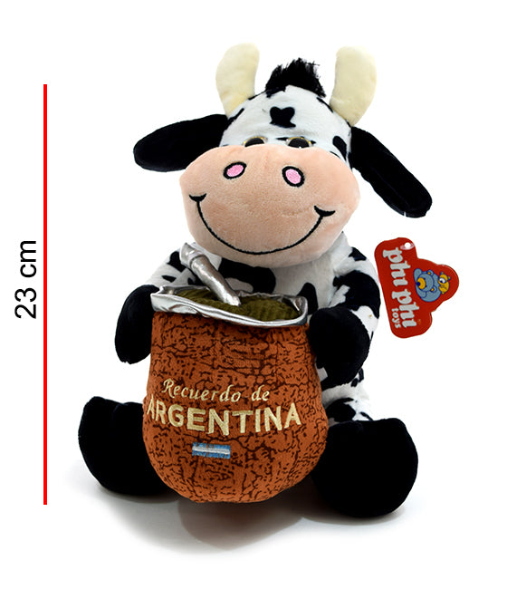 Vaca Con Mate 23cm PHI PHI TOYS 1