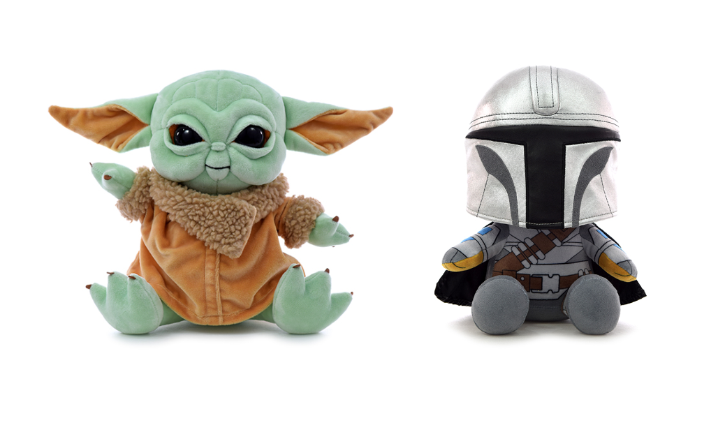 Combo Peluches Mandalorian y Baby Yoda Star Wars Fandom