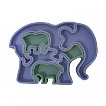 Rompecabezas elefante de silicona