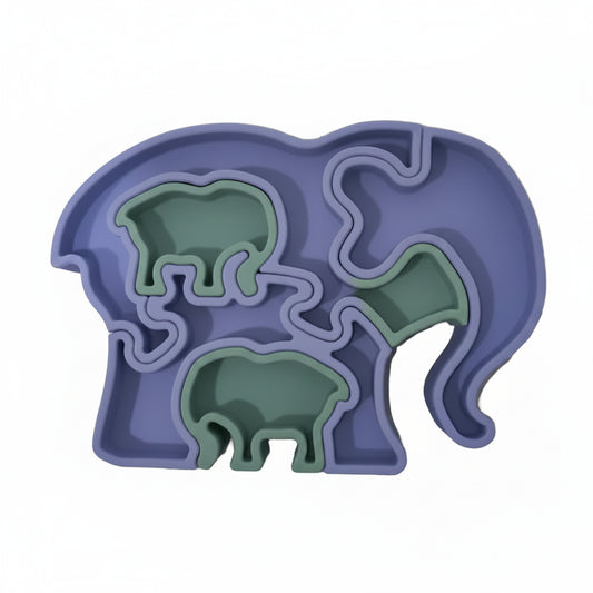Rompecabezas elefante de silicona