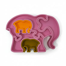 Rompecabezas elefante de silicona