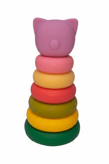 Torre de animales apilable de silicona