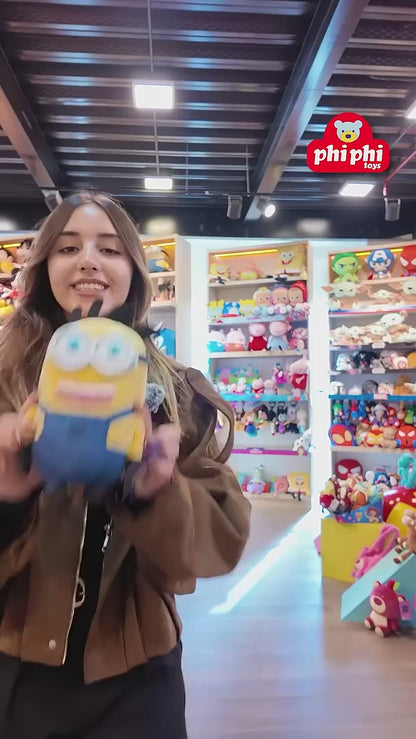 Peluche Minion Henry con gafas de plástico 22cm