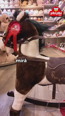 Peluche caballo mecedor