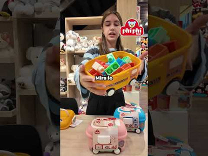 Bloques soft 40 piezas con carrito